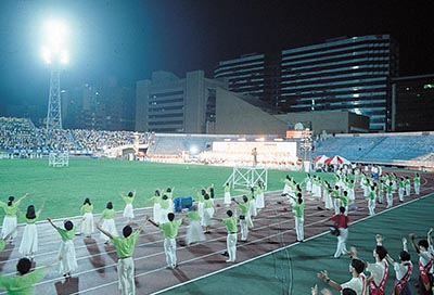 台北田徑場 大型運動會表演