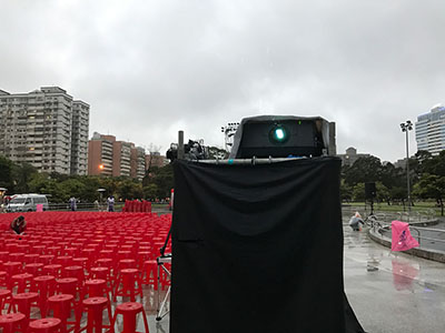 現場投影 紙風車表演活動 多機拍攝