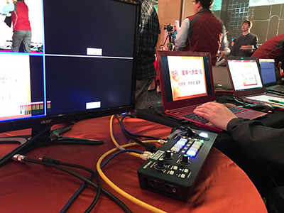 視訊切換器  尾牙晚會 電腦PPT  現場畫面 切換視訊